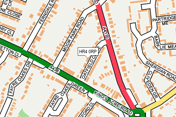 HR4 0RP map - OS OpenMap – Local (Ordnance Survey) HR4 0RP map - OS OpenMap – Local (Ordnance Survey)
