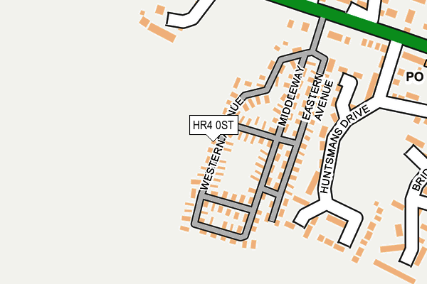 HR4 0ST map - OS OpenMap – Local (Ordnance Survey) HR4 0ST map - OS OpenMap – Local (Ordnance Survey)