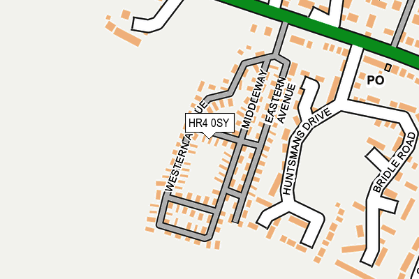 HR4 0SY map - OS OpenMap – Local (Ordnance Survey) HR4 0SY map - OS OpenMap – Local (Ordnance Survey)