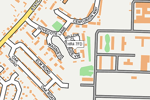 HR4 7FD map - OS OpenMap – Local (Ordnance Survey) HR4 7FD map - OS OpenMap – Local (Ordnance Survey)