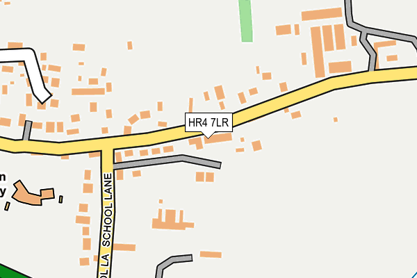 HR4 7LR map - OS OpenMap – Local (Ordnance Survey) HR4 7LR map - OS OpenMap – Local (Ordnance Survey)
