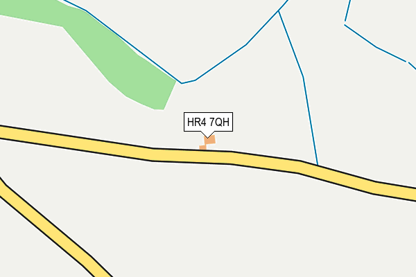 HR4 7QH map - OS OpenMap – Local (Ordnance Survey)
