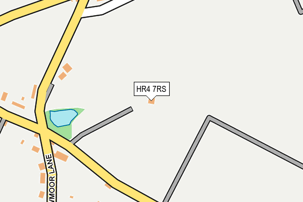 HR4 7RS map - OS OpenMap – Local (Ordnance Survey) HR4 7RS map - OS OpenMap – Local (Ordnance Survey)