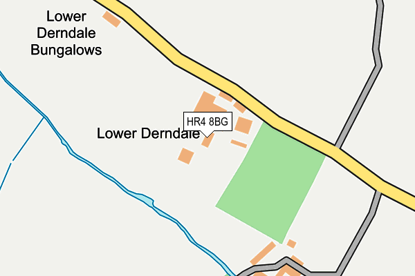 HR4 8BG map - OS OpenMap – Local (Ordnance Survey) HR4 8BG map - OS OpenMap – Local (Ordnance Survey)