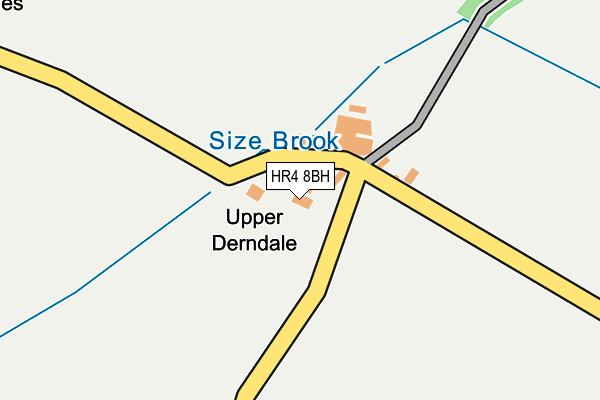 HR4 8BH map - OS OpenMap – Local (Ordnance Survey) HR4 8BH map - OS OpenMap – Local (Ordnance Survey)