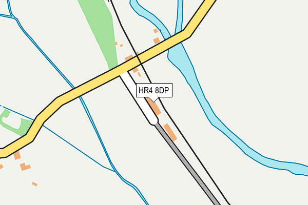 HR4 8DP map - OS OpenMap – Local (Ordnance Survey) HR4 8DP map - OS OpenMap – Local (Ordnance Survey)