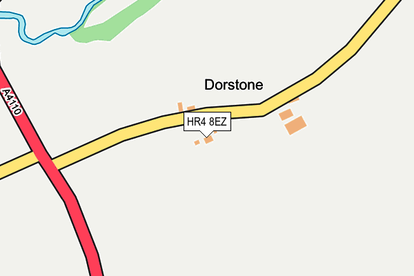 HR4 8EZ map - OS OpenMap – Local (Ordnance Survey) HR4 8EZ map - OS OpenMap – Local (Ordnance Survey)