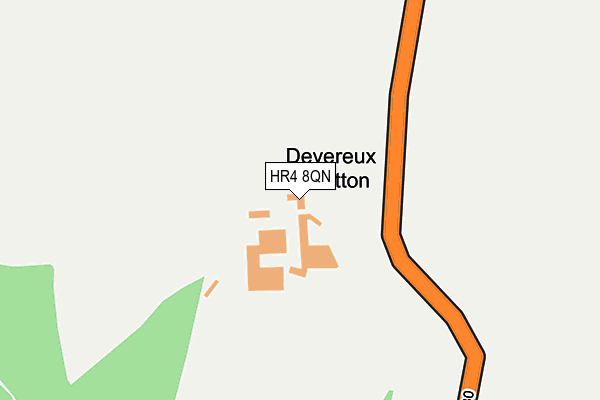 HR4 8QN map - OS OpenMap – Local (Ordnance Survey) HR4 8QN map - OS OpenMap – Local (Ordnance Survey)