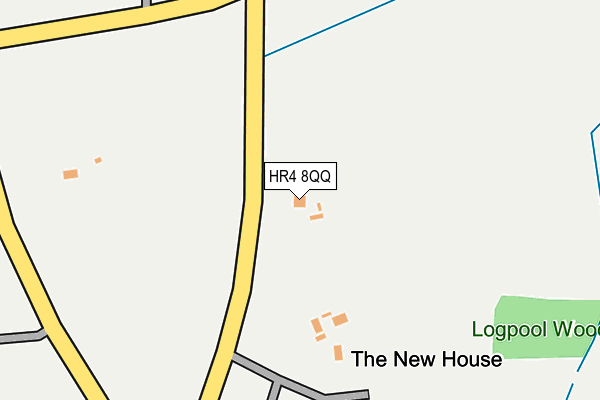 HR4 8QQ map - OS OpenMap – Local (Ordnance Survey) HR4 8QQ map - OS OpenMap – Local (Ordnance Survey)