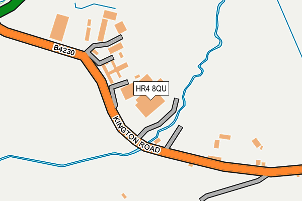 HR4 8QU map - OS OpenMap – Local (Ordnance Survey) HR4 8QU map - OS OpenMap – Local (Ordnance Survey)