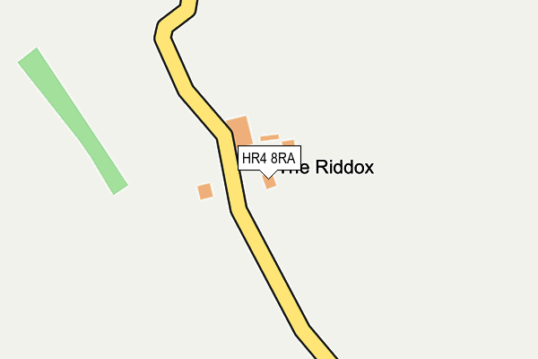 HR4 8RA map - OS OpenMap – Local (Ordnance Survey) HR4 8RA map - OS OpenMap – Local (Ordnance Survey)