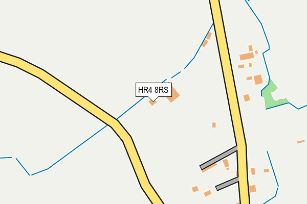 HR4 8RS map - OS OpenMap – Local (Ordnance Survey) HR4 8RS map - OS OpenMap – Local (Ordnance Survey)