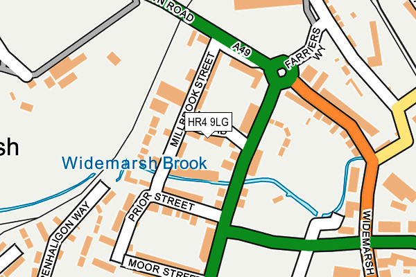 HR4 9LG map - OS OpenMap – Local (Ordnance Survey) HR4 9LG map - OS OpenMap – Local (Ordnance Survey)