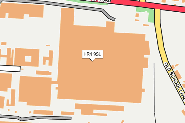 HR4 9SL map - OS OpenMap – Local (Ordnance Survey) HR4 9SL map - OS OpenMap – Local (Ordnance Survey)