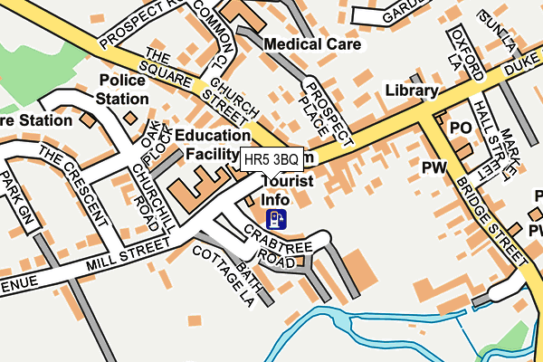 HR5 3BQ map - OS OpenMap – Local (Ordnance Survey) HR5 3BQ map - OS OpenMap – Local (Ordnance Survey)