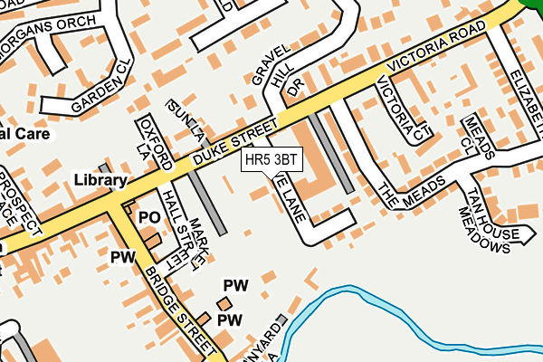 HR5 3BT map - OS OpenMap – Local (Ordnance Survey) HR5 3BT map - OS OpenMap – Local (Ordnance Survey)