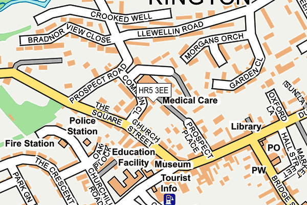 HR5 3EE map - OS OpenMap – Local (Ordnance Survey) HR5 3EE map - OS OpenMap – Local (Ordnance Survey)