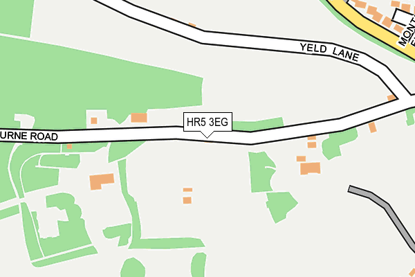 HR5 3EG map - OS OpenMap – Local (Ordnance Survey) HR5 3EG map - OS OpenMap – Local (Ordnance Survey)
