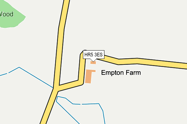 HR5 3ES map - OS OpenMap – Local (Ordnance Survey) HR5 3ES map - OS OpenMap – Local (Ordnance Survey)
