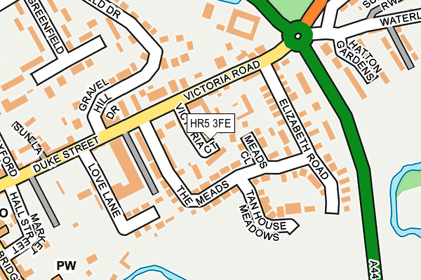 HR5 3FE map - OS OpenMap – Local (Ordnance Survey) HR5 3FE map - OS OpenMap – Local (Ordnance Survey)