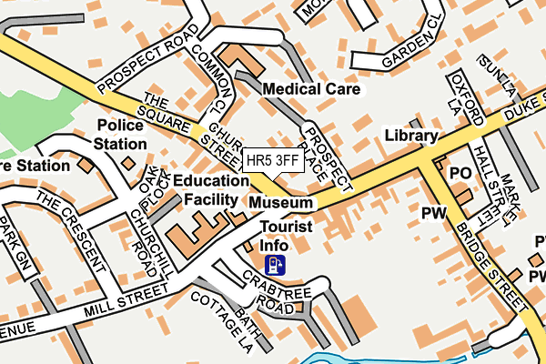 HR5 3FF map - OS OpenMap – Local (Ordnance Survey) HR5 3FF map - OS OpenMap – Local (Ordnance Survey)