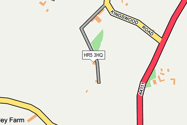 HR5 3HQ map - OS OpenMap – Local (Ordnance Survey) HR5 3HQ map - OS OpenMap – Local (Ordnance Survey)