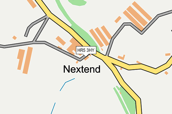 HR5 3HY map - OS OpenMap – Local (Ordnance Survey) HR5 3HY map - OS OpenMap – Local (Ordnance Survey)