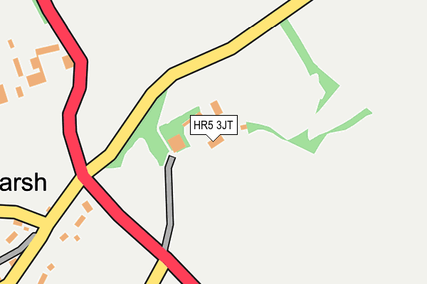 HR5 3JT map - OS OpenMap – Local (Ordnance Survey) HR5 3JT map - OS OpenMap – Local (Ordnance Survey)