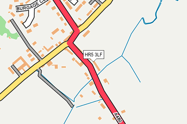 HR5 3LF map - OS OpenMap – Local (Ordnance Survey) HR5 3LF map - OS OpenMap – Local (Ordnance Survey)