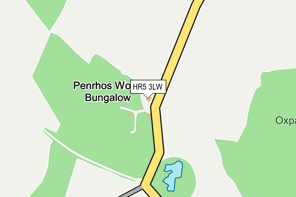 HR5 3LW map - OS OpenMap – Local (Ordnance Survey) HR5 3LW map - OS OpenMap – Local (Ordnance Survey)