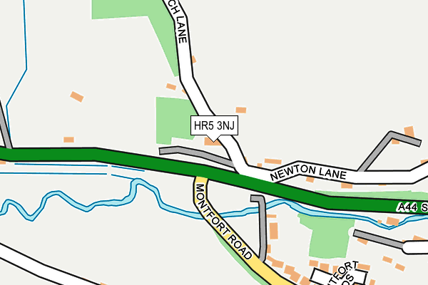 HR5 3NJ map - OS OpenMap – Local (Ordnance Survey) HR5 3NJ map - OS OpenMap – Local (Ordnance Survey)