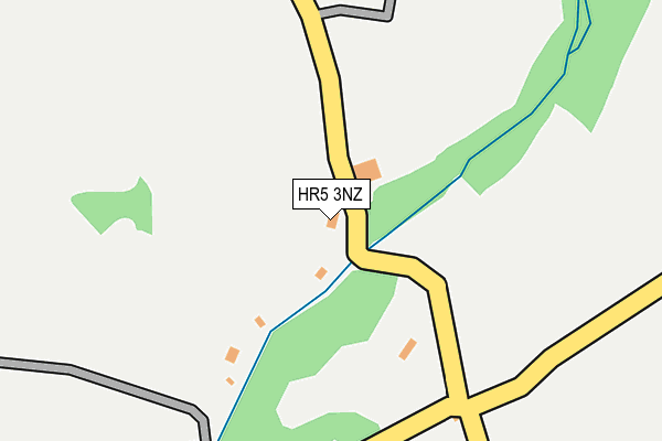 HR5 3NZ map - OS OpenMap – Local (Ordnance Survey) HR5 3NZ map - OS OpenMap – Local (Ordnance Survey)