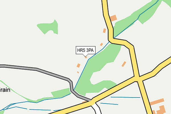 HR5 3PA map - OS OpenMap – Local (Ordnance Survey) HR5 3PA map - OS OpenMap – Local (Ordnance Survey)