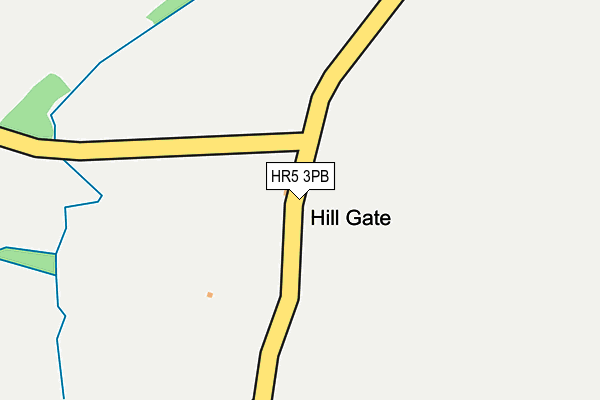 HR5 3PB map - OS OpenMap – Local (Ordnance Survey) HR5 3PB map - OS OpenMap – Local (Ordnance Survey)