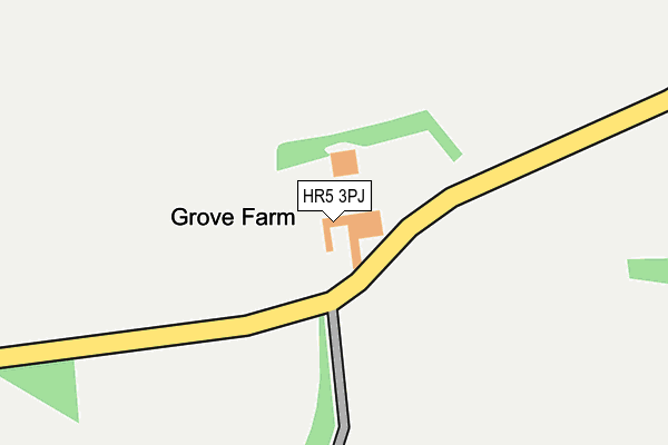 HR5 3PJ map - OS OpenMap – Local (Ordnance Survey) HR5 3PJ map - OS OpenMap – Local (Ordnance Survey)