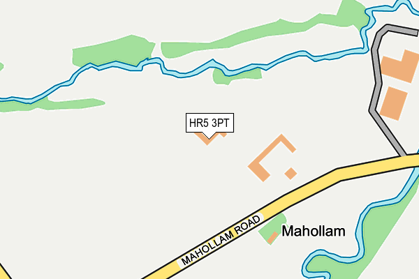 HR5 3PT map - OS OpenMap – Local (Ordnance Survey) HR5 3PT map - OS OpenMap – Local (Ordnance Survey)