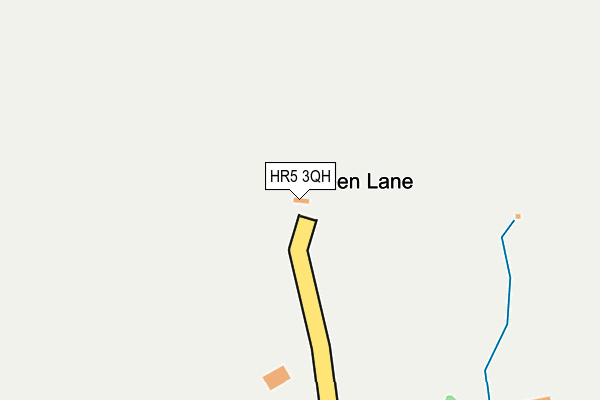 HR5 3QH map - OS OpenMap – Local (Ordnance Survey) HR5 3QH map - OS OpenMap – Local (Ordnance Survey)