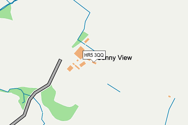 HR5 3QQ map - OS OpenMap – Local (Ordnance Survey)