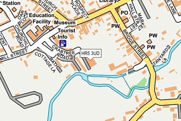 HR5 3UD map - OS OpenMap – Local (Ordnance Survey) HR5 3UD map - OS OpenMap – Local (Ordnance Survey)