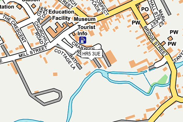 HR5 3UE map - OS OpenMap – Local (Ordnance Survey) HR5 3UE map - OS OpenMap – Local (Ordnance Survey)