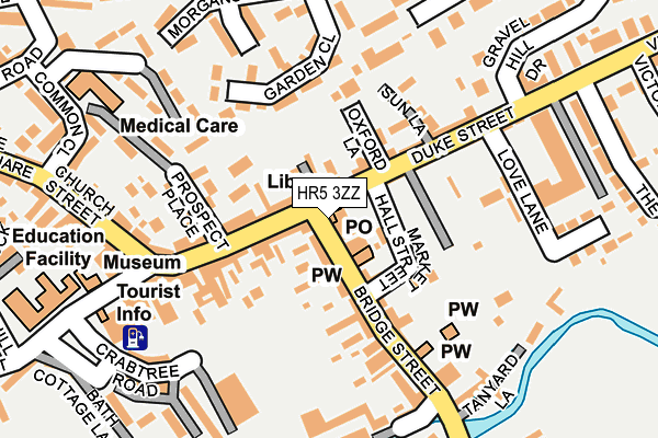 HR5 3ZZ map - OS OpenMap – Local (Ordnance Survey) HR5 3ZZ map - OS OpenMap – Local (Ordnance Survey)