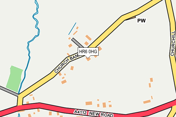 HR6 0HG map - OS OpenMap – Local (Ordnance Survey) HR6 0HG map - OS OpenMap – Local (Ordnance Survey)