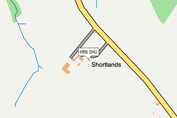 HR6 0HU map - OS OpenMap – Local (Ordnance Survey) HR6 0HU map - OS OpenMap – Local (Ordnance Survey)