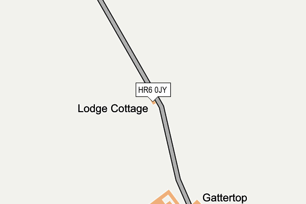 HR6 0JY map - OS OpenMap – Local (Ordnance Survey) HR6 0JY map - OS OpenMap – Local (Ordnance Survey)