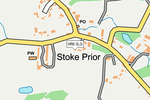 HR6 0LG map - OS OpenMap – Local (Ordnance Survey) HR6 0LG map - OS OpenMap – Local (Ordnance Survey)