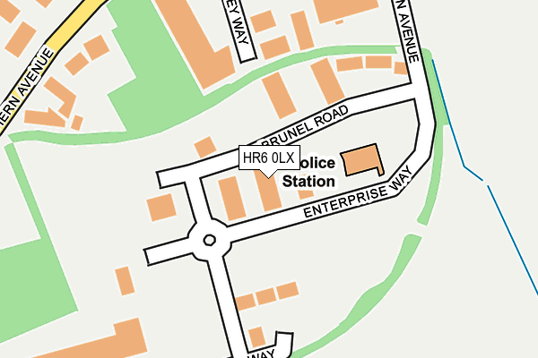 HR6 0LX map - OS OpenMap – Local (Ordnance Survey) HR6 0LX map - OS OpenMap – Local (Ordnance Survey)