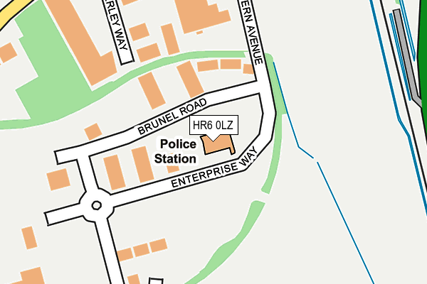 HR6 0LZ map - OS OpenMap – Local (Ordnance Survey) HR6 0LZ map - OS OpenMap – Local (Ordnance Survey)