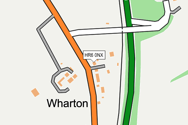 HR6 0NX map - OS OpenMap – Local (Ordnance Survey) HR6 0NX map - OS OpenMap – Local (Ordnance Survey)