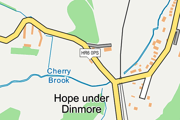 HR6 0PS map - OS OpenMap – Local (Ordnance Survey) HR6 0PS map - OS OpenMap – Local (Ordnance Survey)