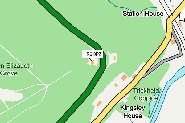 HR6 0PZ map - OS OpenMap – Local (Ordnance Survey) HR6 0PZ map - OS OpenMap – Local (Ordnance Survey)